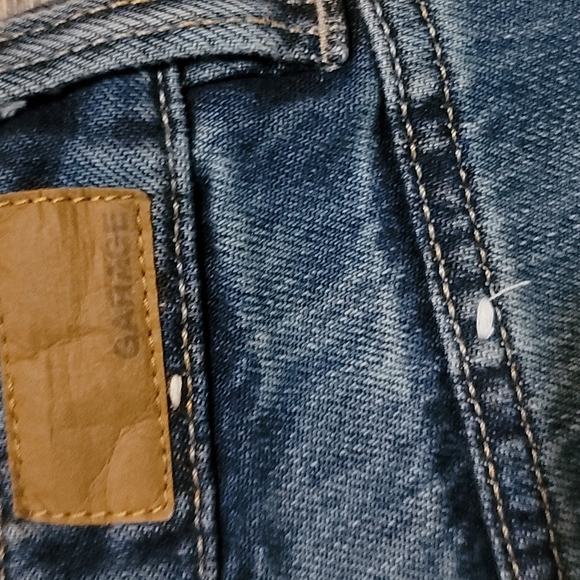 Gently used garage denim size 00 blue jeans distress look women's size 00 - Picture 6 of 6